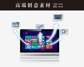 解锁潜能 网络电脑功能宣传图的设计与应用